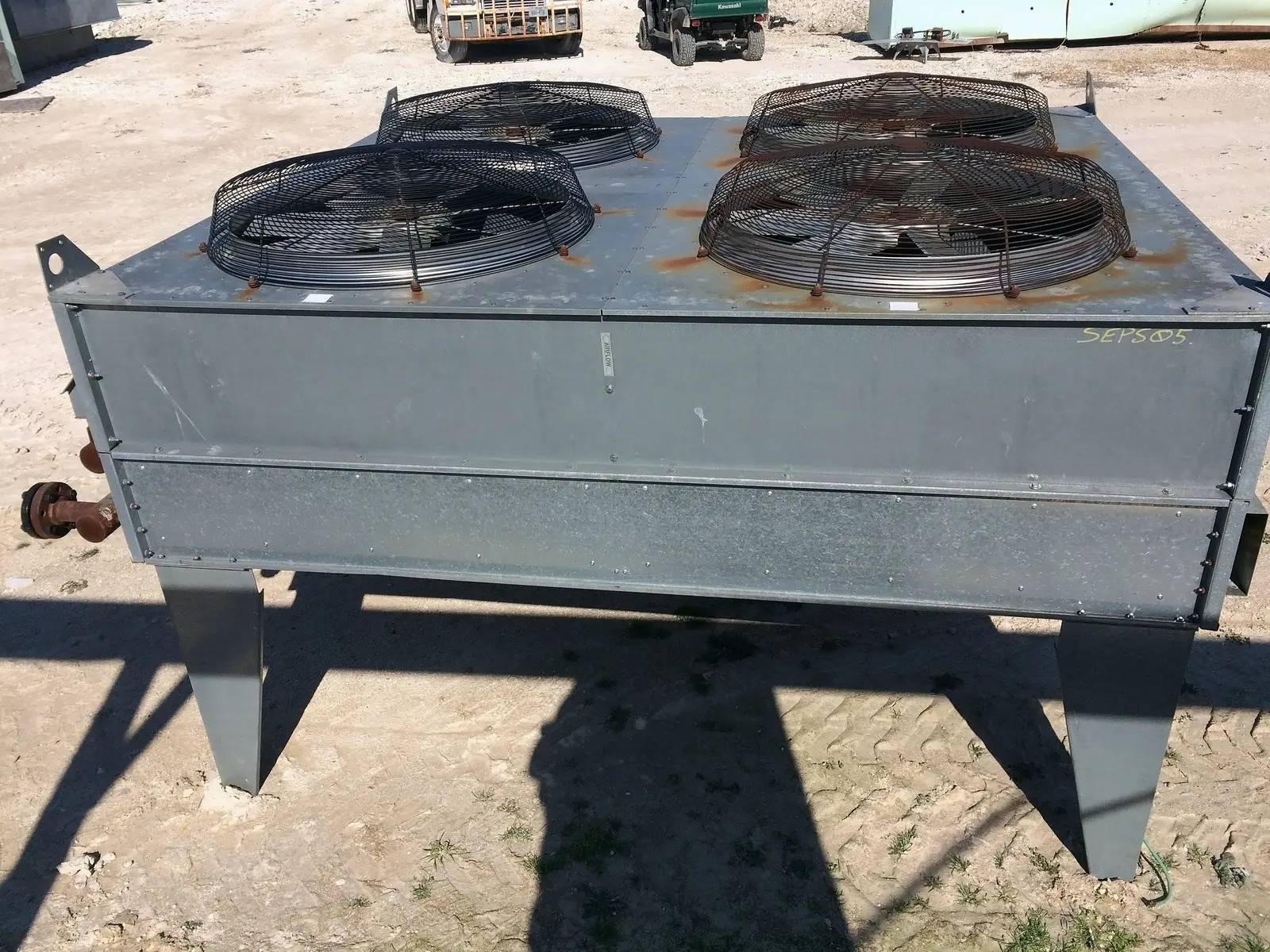 Vilter, air-cooled condenser / cooler, 7 tons, Halocarbon (Freon) refrigerant, 2007 - Image 6