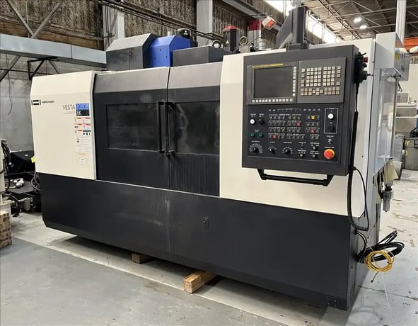 Hwacheon #Vesta-1050B, CNC vertical machining center, Fanuc i, 41.3" X, 23.6" Y, 23.6" Z, 8000 RPM, 30 - Image 1