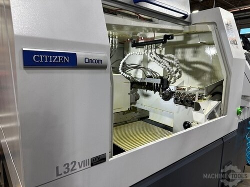 Citizen #L32-VIII, Swiss type CNC lathe with low frequency vibration Control function, 2023 - Image 2