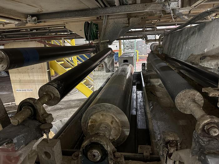 Black Clawson, 62" air knife coater with Meyer rod assembly, 10.5" roll diameter, doctor blade - Image 2