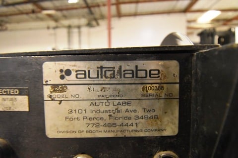 Auto Labe #550/280, labeler, front & back - Image 5