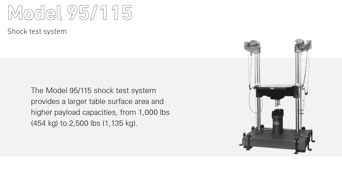 Lansmont #95/115, Shock Test System, 1000 lbs Max Specimen Weight - Image 3