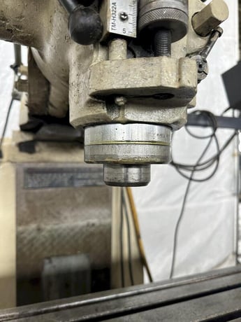 Sharp #LMV, vertical knee mill, 10" x50" table, 3 HP, Millman LH51 2-Axis digital read out - Image 9