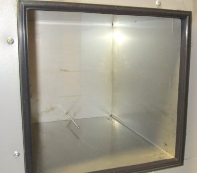 8.75" width x 8.75" H x 11.75" D Sheldon Mfg. Vacuum Oven #1415M, ID 8.75" x 11.75" x 8.75", 200°C, Digital - Image 3
