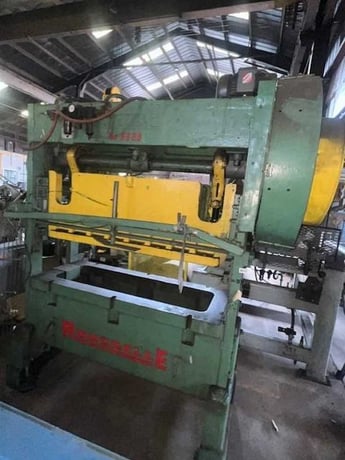 40 Ton, Rousselle, straight side double crank, 2" stroke, 12" Shut Height, 3" adj., 22" x56" bed, 105 SPM - Image 3