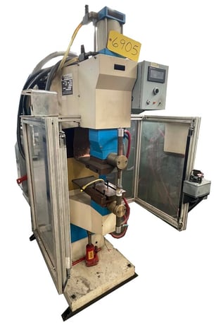 80 KVA Heron #ZDN-80, projection / spot welder, 12"/18" throat, 4" cylinder diameter, 440/460/480 V. - Image 1