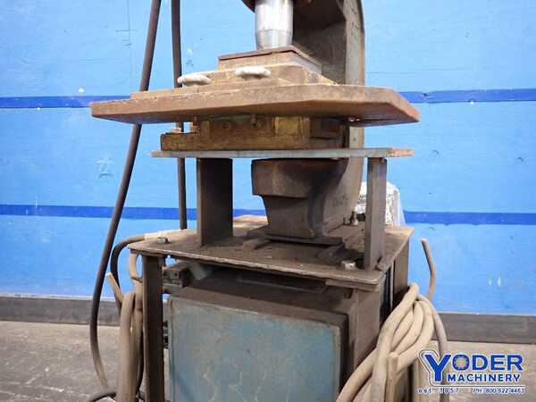 50 Ton, Whitney #751-007, portable single end punch, flange type, 6-1/4" throat, 10 HP - Image 10