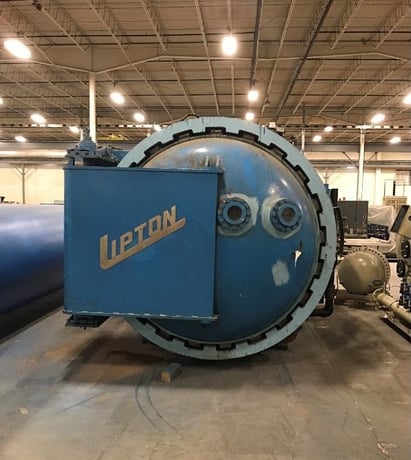 Lipton #CA57, composite autoclave, 56" width x 40" H x 84" L ID, Allen Bradley CompactLogix PLC, 300 psig - Image 1