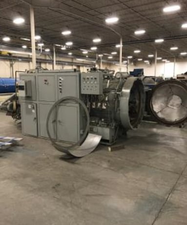 48" x 132" Melco #CA411, composite autoclave, 350 psi, 650&deg;F, Allen-Bradley Bradley CompactLogix PLC, 1978 - Image 2