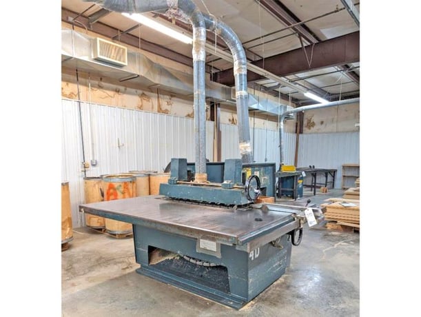 Diehl #SL-52, straight line rip-saw, 4.25" x 18" blade, 15 HP, 3600 RPM, 2" arbor - Image 2