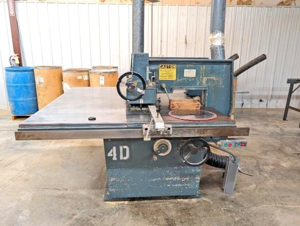 Diehl #SL-52, straight line rip-saw, 4.25" x 18" blade, 15 HP, 3600 RPM, 2" arbor - Image 5
