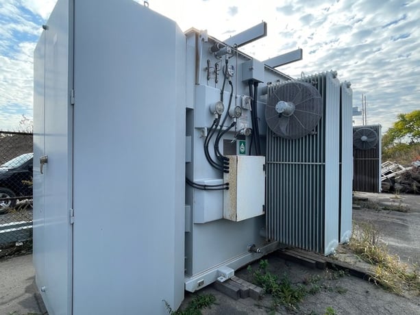 14 MVA 33000 Delta Primary, 6900Y/3984 Secondary, Pioneer transformer, surplus, 2015 - Image 3