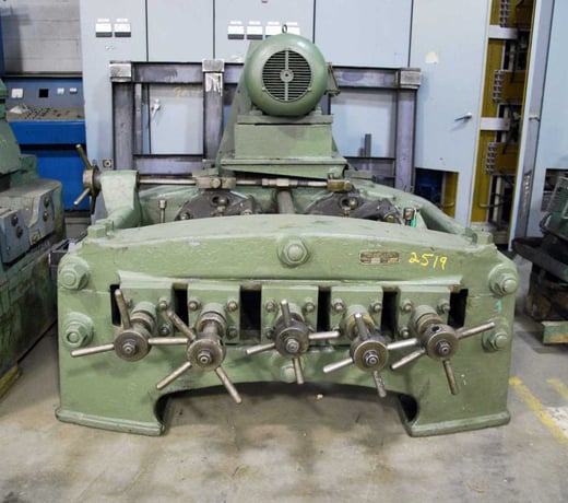 3" Bigwood #1B, 7-roll straightener, 2-driven rolls, 5-idle rolls, 393 FPM, #2519 - Image 4