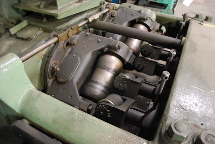 3" Bigwood #1B, 7-roll straightener, 2-driven rolls, 5-idle rolls, 393 FPM, #2519 - Image 6