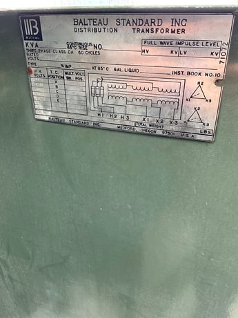 1500 KVA 13800 Delta Primary, 480 Delta Secondary, 3 phase, Padmount Transformer - Image 1
