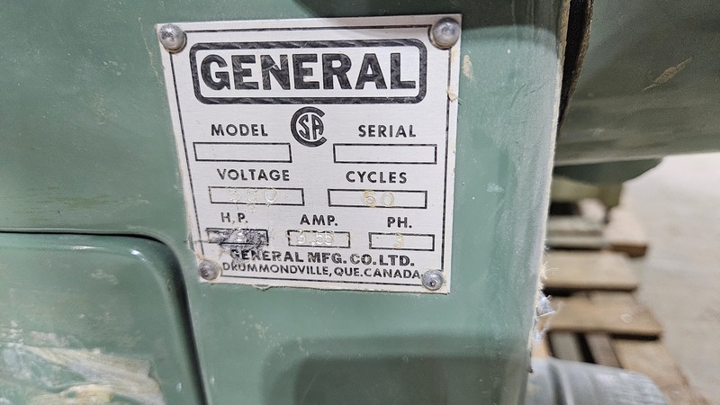 General (Canada) #350, cabinet table saw with fence, 5 HP, 575 V., serial #AD 2790 - Image 5