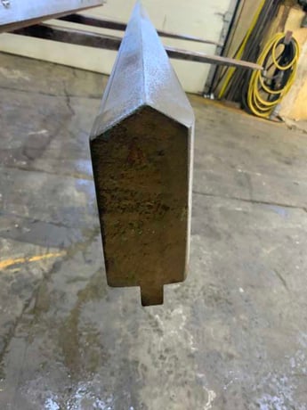 150" L, Male press brake die, 1-3/4" die width, 3-3/4" die height, 1/2" tang - Image 2