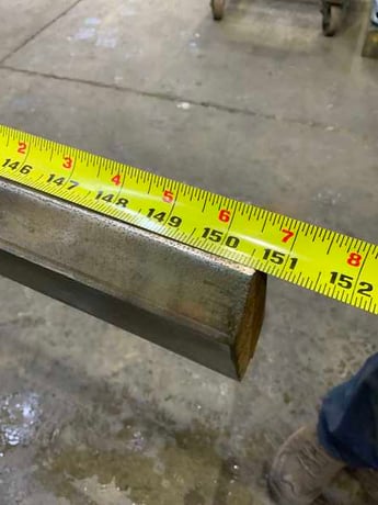 150" L, Male press brake die, 1-3/4" die width, 3-3/4" die height, 1/2" tang - Image 8