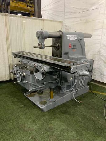 Kearney & Trecker #525TF, horizontal mill, 18" x106" table, 25 HP, 4 position vertical turret stop - Image 1