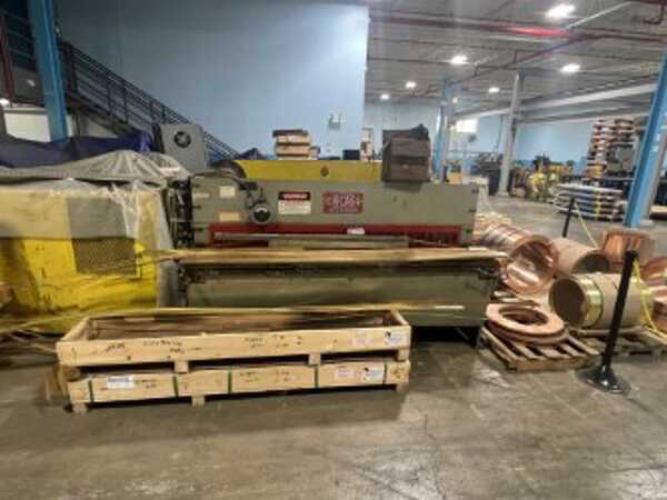 10 gauge x 6' Dreis & Krump #UA-6135-DS-1251, hydraulic squaring shear, 36" front operated power back gauge - Image 1