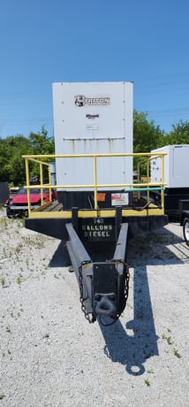 475 KW Perkins Triton, trailer mounted diesel generator, enclosed, 480 Volts, low hours, 2005 - Image 6