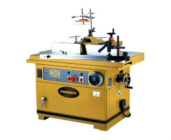 Powermatic #TS-29, sliding table & tilting spindle shaper, 4-3/4" under nut, 1-1/4" spindle, 7-1/16" spindle - Image 1
