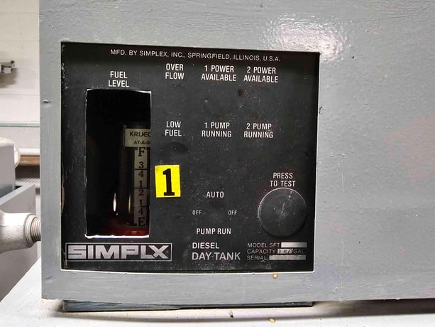 150 gallon Simplex, Diesel Day Tank, 52700 cu.ft./hr. - Image 5