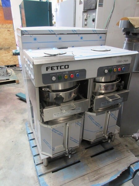 Automatic Coffee Brewer, Fetco #CBS-72A, High Volume Dual coffee brewer, open box - Image 1