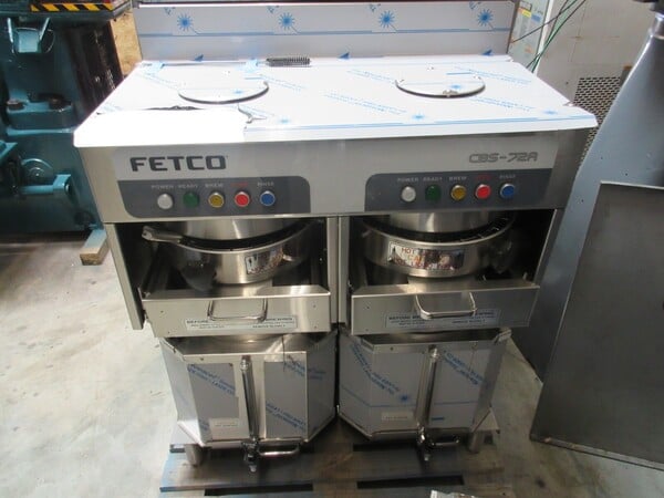 Automatic Coffee Brewer, Fetco #CBS-72A, High Volume Dual coffee brewer, open box - Image 2