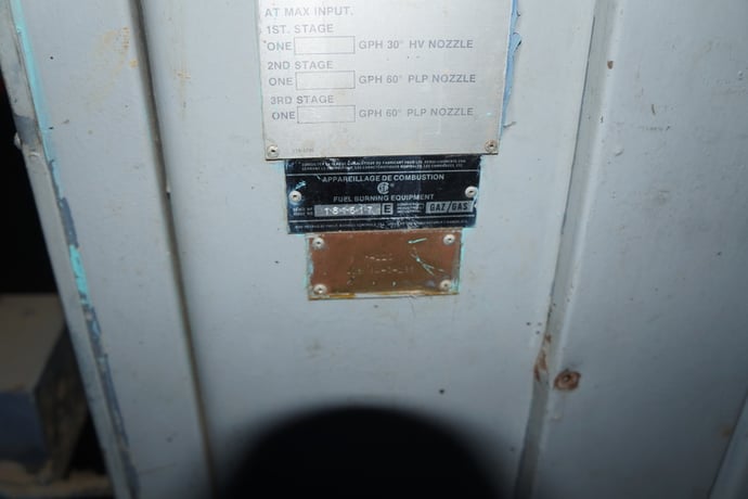 4 MMBTUH Cleaver-Brooks Brook, glycol boiler, 140 psi, 20" dia. x 9.3' lgth, 1985 - Image 5