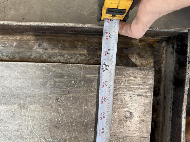 72" L x 42" width x 6" H, T-slotted bolster plate, 9 T-slots - Image 9