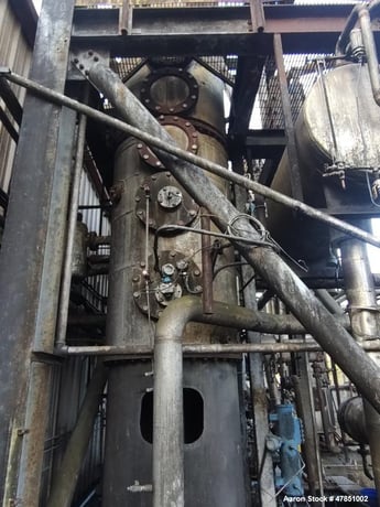 3.5' Vendome Copper & Brass, Distillation Columns, 5-7 GPM of ethanol @ 15-20% feed rate, (18) tray stripper - Image 7