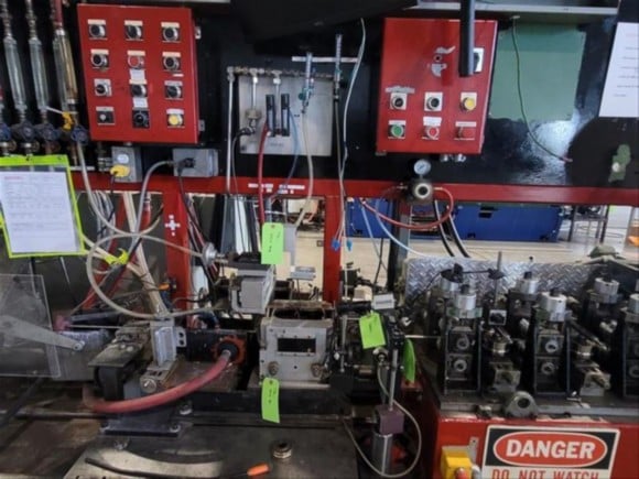 Turek & Heller #WU-11, tubular encapsulated cable tube mill, R to L, 25 FPM, upgraded 2022 - Image 8