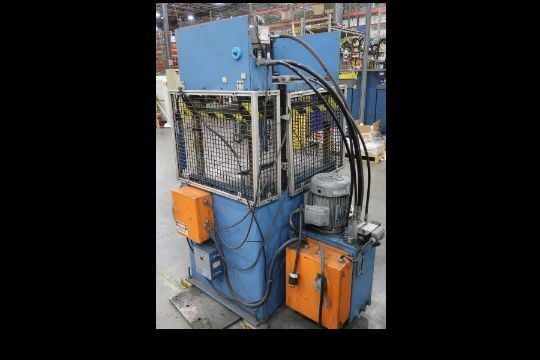 4.5 Ton, Neff, 4-post hydraulic press, 6" stroke, 16" daylight, 34" x24" bed, 2" cylinder diameter - Image 6