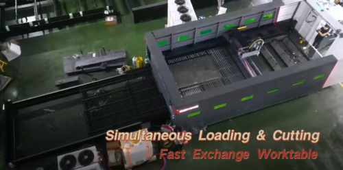 Glorystar #NS-6020CE, 30000 Watt Fiber Laser, 19.7' x 6.5', Bus Control 8000 Control - Image 2