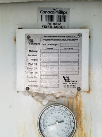 105 bbl Double Wall Storage Tank, Total Tank Solutions - Image 6