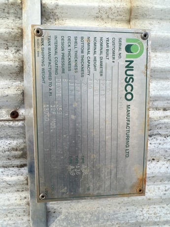 400 bbl Coated Storage Tank, Nusco Supply - Image 6