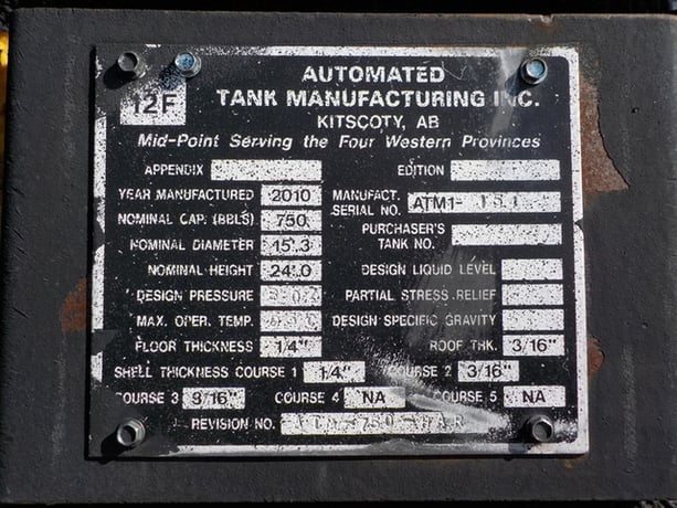 750 bbl Production Tank, Automated Tank Manufacturing - Image 4