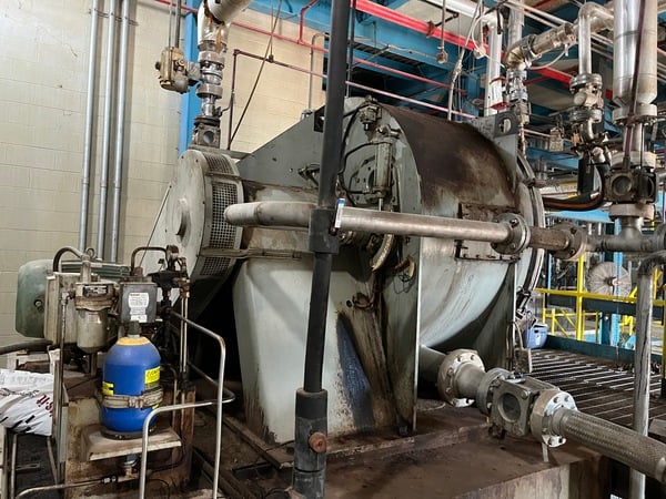 49" Krauss Maffei #HZ125/2.5Si, 316 Stainless Steel horizontal peeler centrifuge, Siphon peeler, 49" mm - Image 6