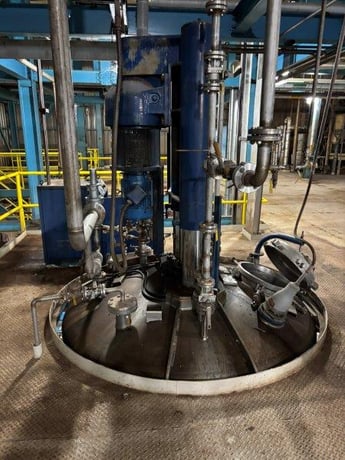 Rosenmund, 4 square meter nutsche filter, Stainless Steel, 10 HP main drive, hydraulic pack, 1986, rebuilt - Image 3