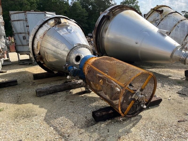 Krauss Maffei #MT-4/300, 4 cubie meter nauta mixer/dryer, 304L Stainless Steel, conical orbital screw, 1991 - Image 3