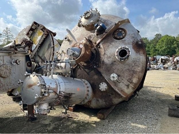 212 cu.ft. Jaygo #DF6000-VD2, nauta mixer/dryer, 304L Stainless Steel, conical orbital screw, 20 HP, 2001 - Image 2