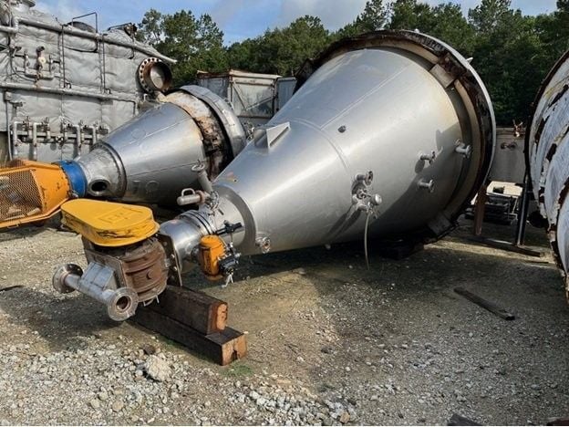 212 cu.ft. Jaygo #DF6000-VD2, nauta mixer/dryer, 304L Stainless Steel, conical orbital screw, 20 HP, 2001 - Image 5