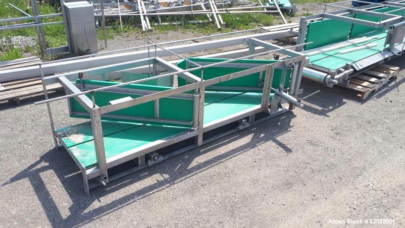 Poultry Defeathering System, automatic eject doors, flipper gate system, 44" batch drum, 46" tall Stand, 5 HP - Image 3