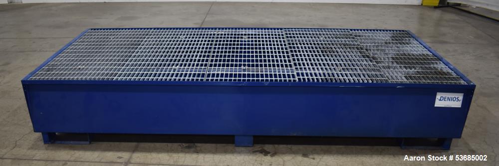 Denios, IBC Spill Containment Pallet System, 120" x 53" x 26", 15000 load capacity, (2) 500 gallon IBC Totes - Image 1