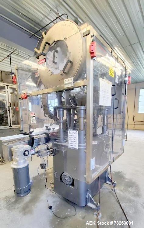 Resina #S-30, Fully Automatic In-Line Single Head Chuck Capper, 60 CPM, 13-70 mm Capacity size, 6" diameter x - Image 3