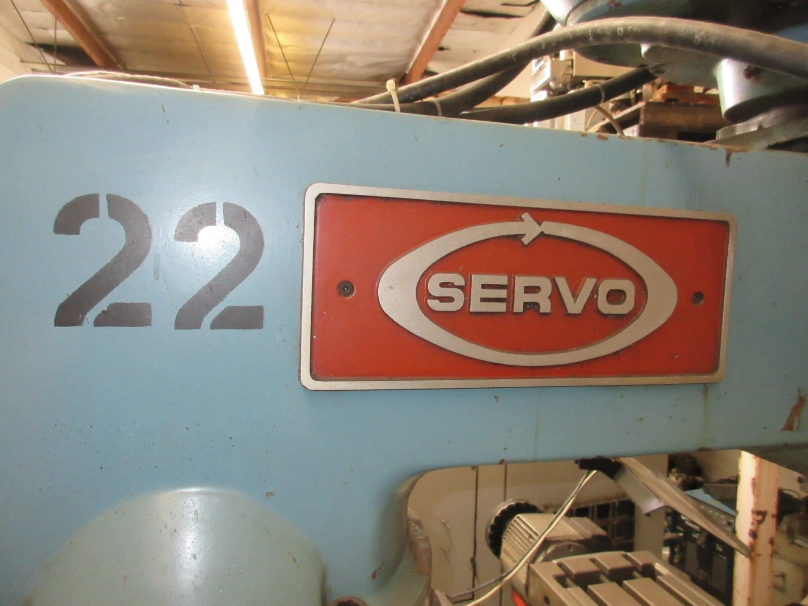 Servo #GS18NF, Vertical Mill, 3 HP, 208/240 V. - Image 6