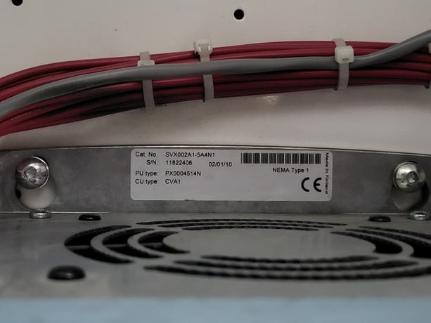 3 HP Eaton, SVX002A1-5A4N1, vari-frequency drive, 600 Volts, 3 phase, like new - Image 8