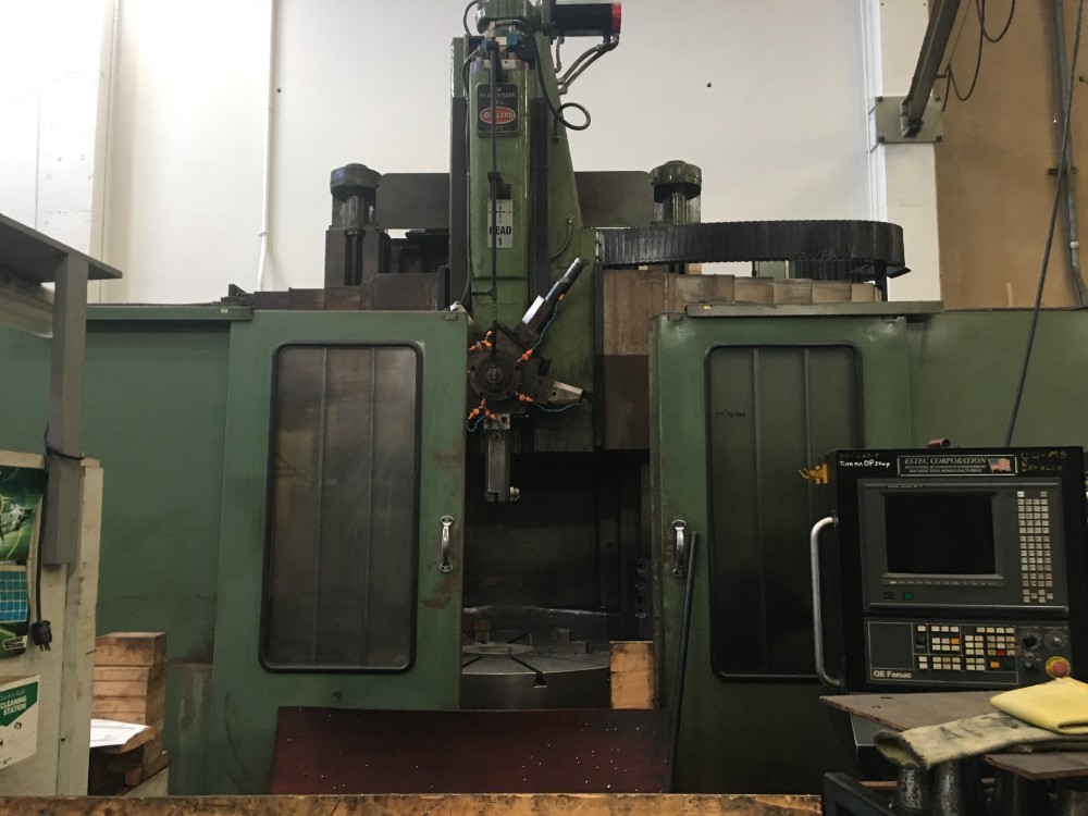 56" Bullard CNC vertical turret lathe, retrofitted - Image 1