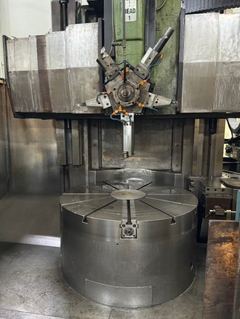 56" Bullard CNC vertical turret lathe, retrofitted - Image 6